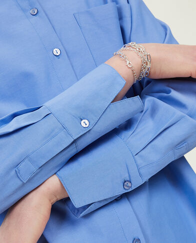 Chemise manches longues bleu - Pimkie