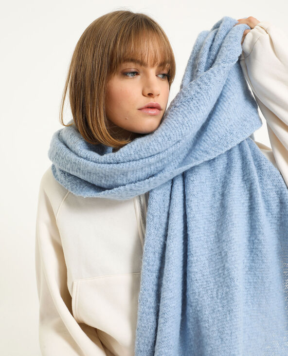 Echarpe douce bleu clair - Pimkie