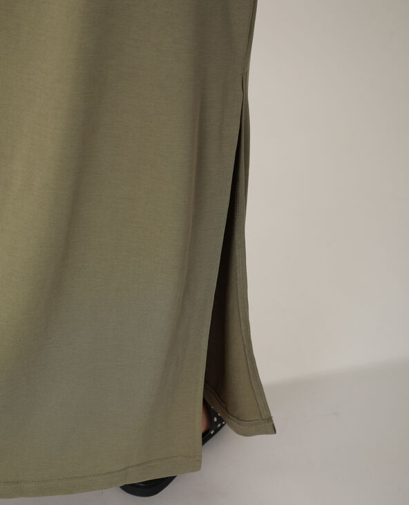 Jupe longue vert kaki - Pimkie