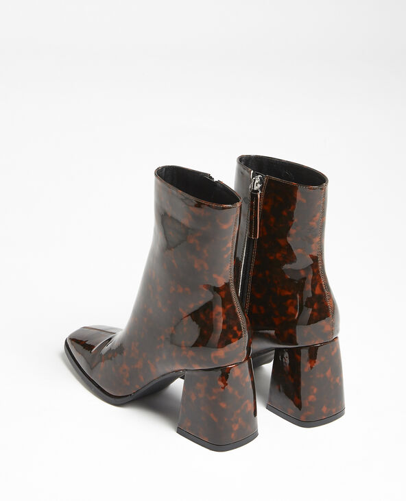 Boots bouts carrés marron - Pimkie