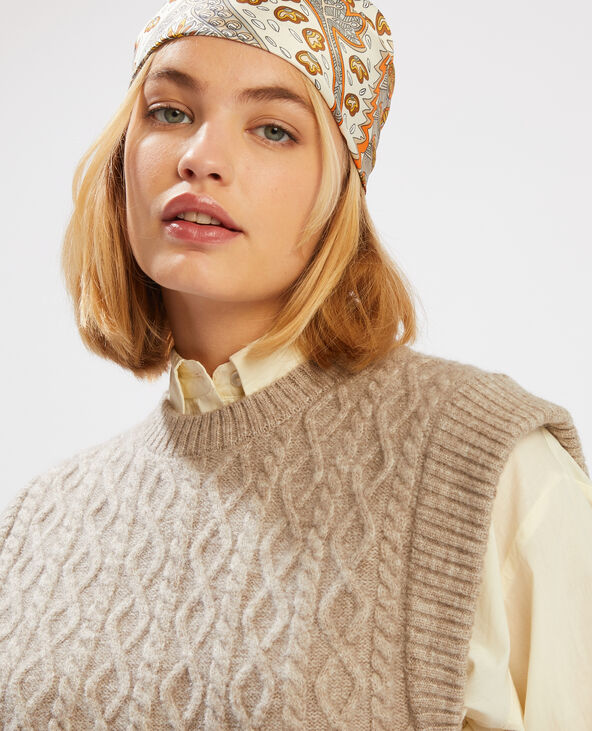 Pull sans manche taupe - Pimkie