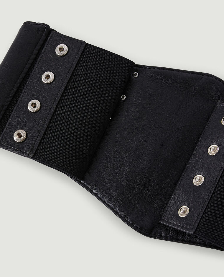 Ceinture corset noir - Pimkie