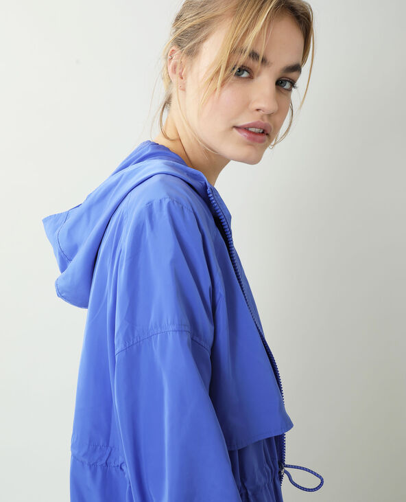 Coupe-vent long bleu foncé - Pimkie