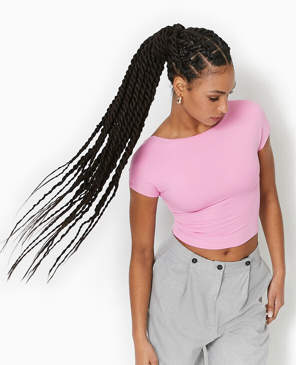Top court dos ouvert rose - Pimkie