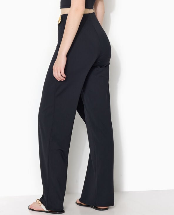 Skant en maille extensible avec détail bijou noir - Pimkie