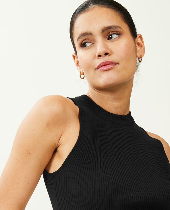 Top sans manches en maille noir - Pimkie
