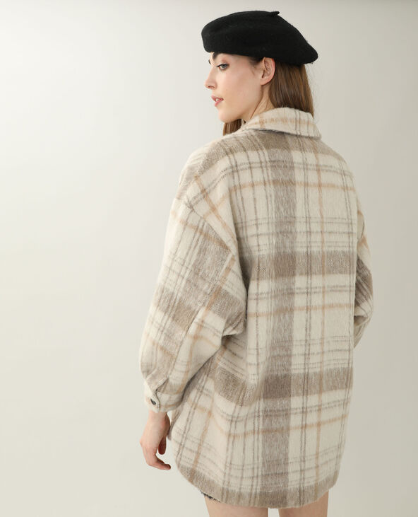 Surchemise oversize écru - Pimkie