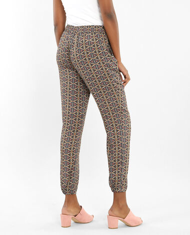 Pantalon fluide imprimé gris - Pimkie