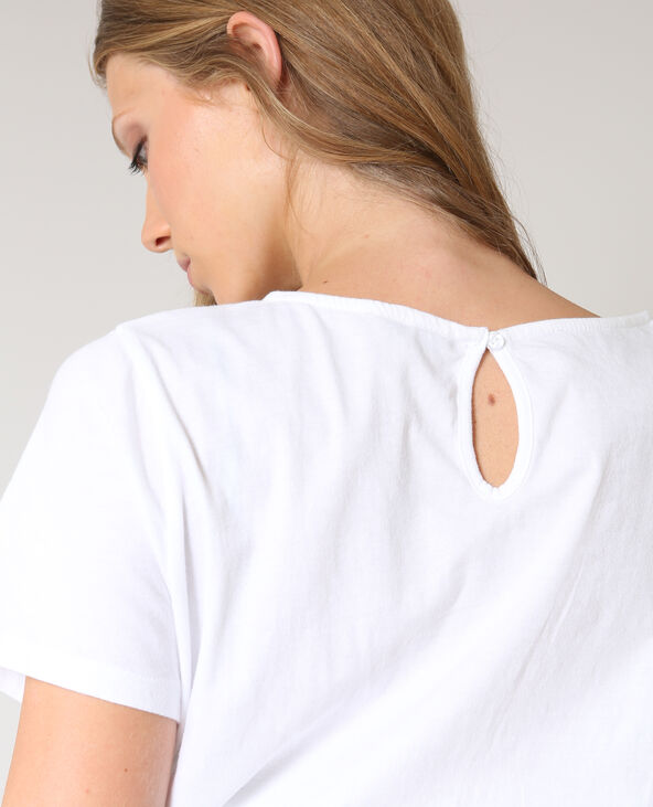 Top à smock blanc - Pimkie