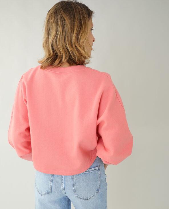 Sweat molleton rose clair - Pimkie