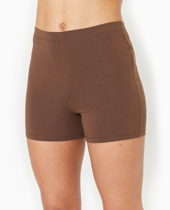 Short cycliste court marron - Pimkie