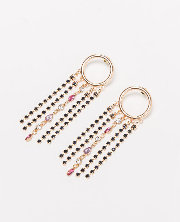 Boucles strass doré - Pimkie
