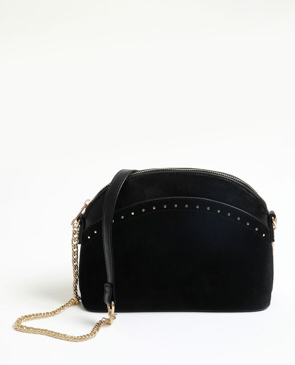 Sac demi-lune noir - Pimkie