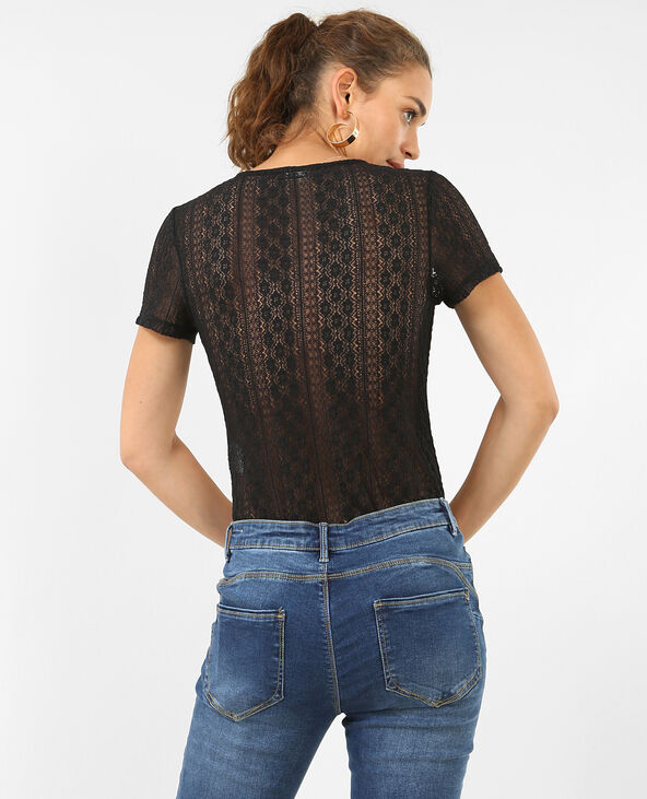 Body en dentelle noir - Pimkie