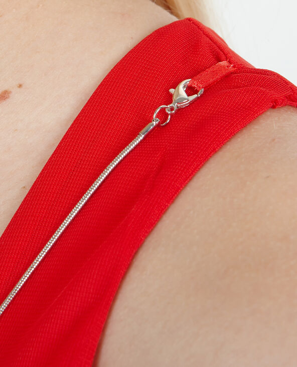 Top fluide bijou rouge - Pimkie