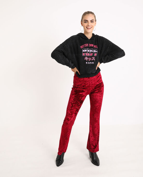 Pantalon velours violet - Pimkie