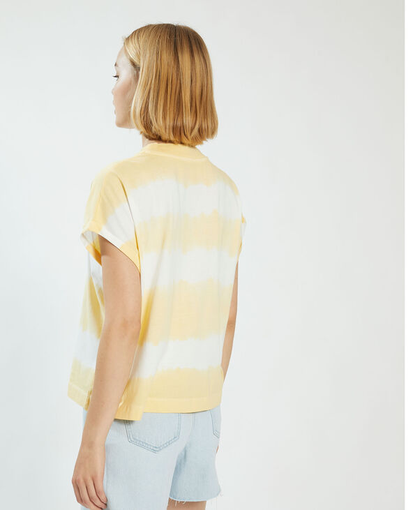 T-shirt tie and dye jaune - Pimkie