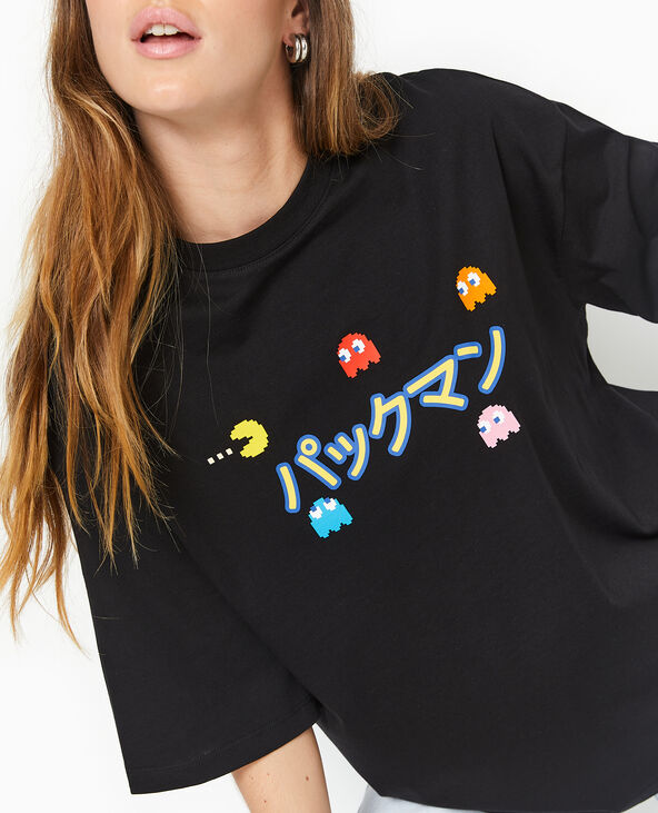 T-shirt oversize PACMAN noir - Pimkie