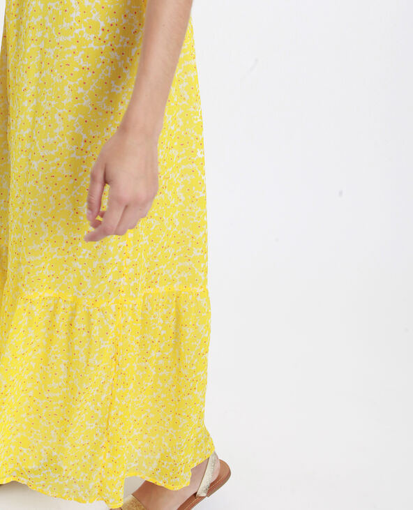 Robe longue épaules nues orange - Pimkie