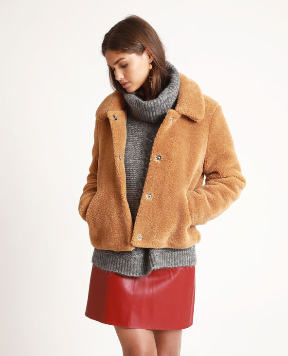 Veste en fausse fourrure