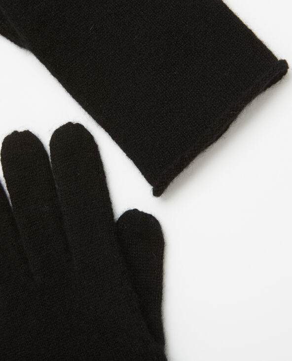 Gants 100% cachemire noir - Pimkie