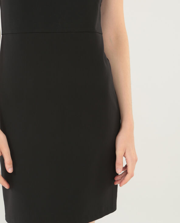 Robe dentelle col blanc noir - Pimkie