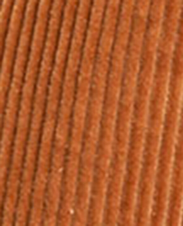 Veste en velours côtelé camel - Pimkie