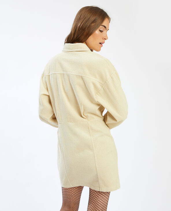 Robe en velours cotele