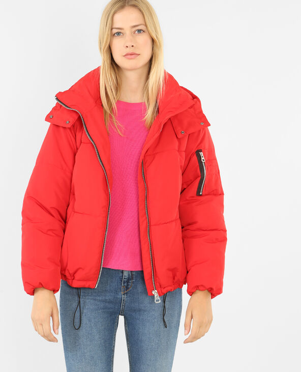 Doudoune oversized rouge - Pimkie