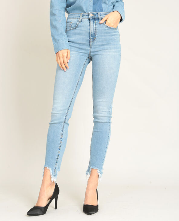Jean skinny taille haute bleu - Pimkie