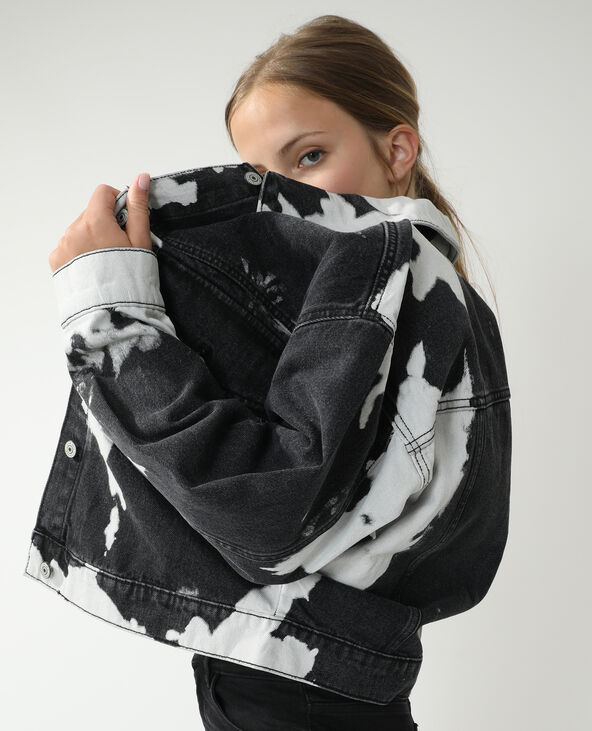 Veste en jean noir pimkie outlet