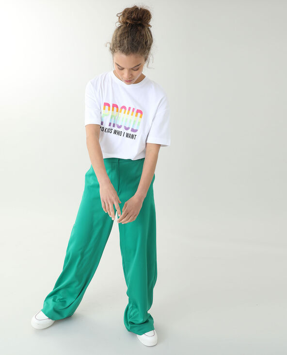 T-shirt manches courtes blanc - Pimkie