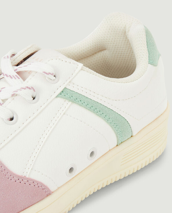 Sneakers bi-matière lilas - Pimkie