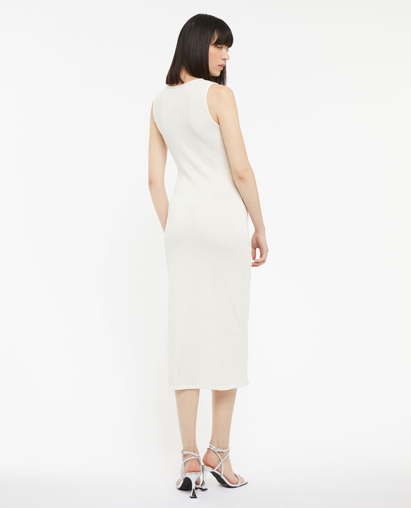 Robe longue en maille blanc - Pimkie