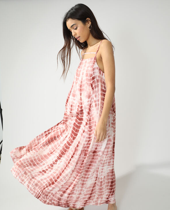 Robe longue tie and sales dye zara