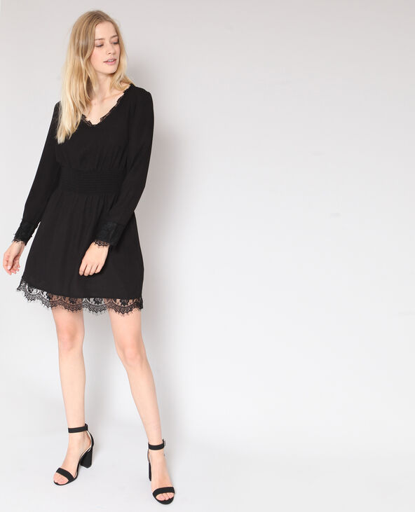 Robe à dentelle noir - Pimkie