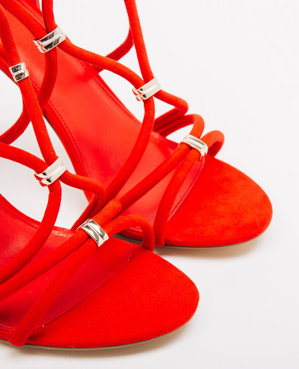 Sandales à talons rouge - Pimkie