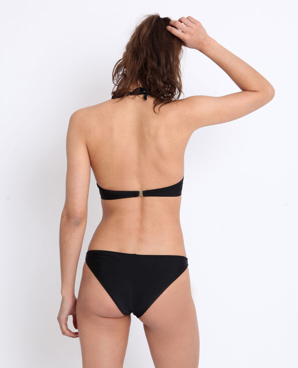 Haut de bikini à volants noir - Pimkie