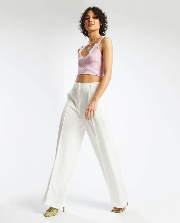 Pantalon large taille haute SMALL
