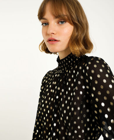 Blouse transparente noir - Pimkie