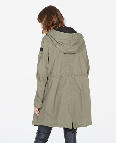 Parka légère à capuche vert kaki - Pimkie