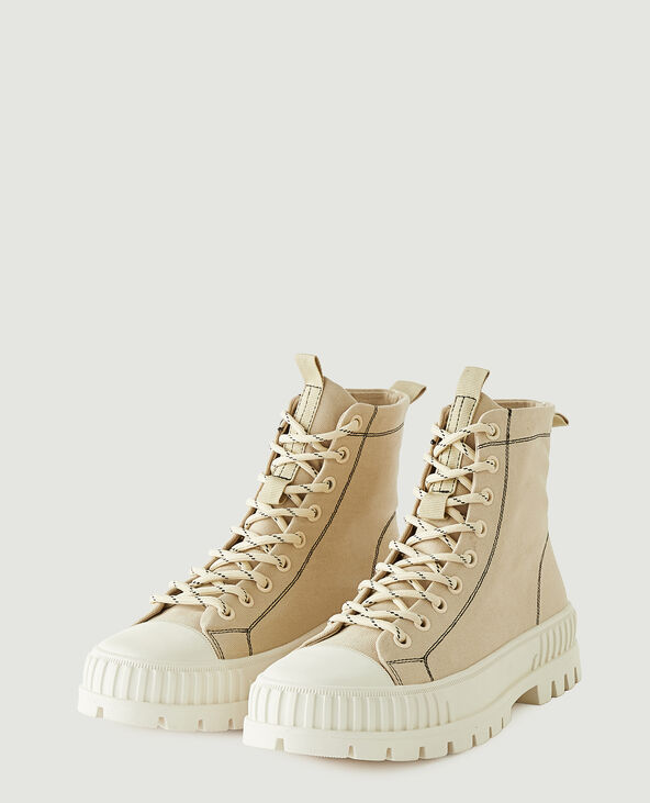 Baskets plateformes taupe - Pimkie