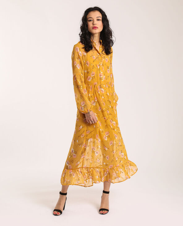Robe jaune pimkie discount