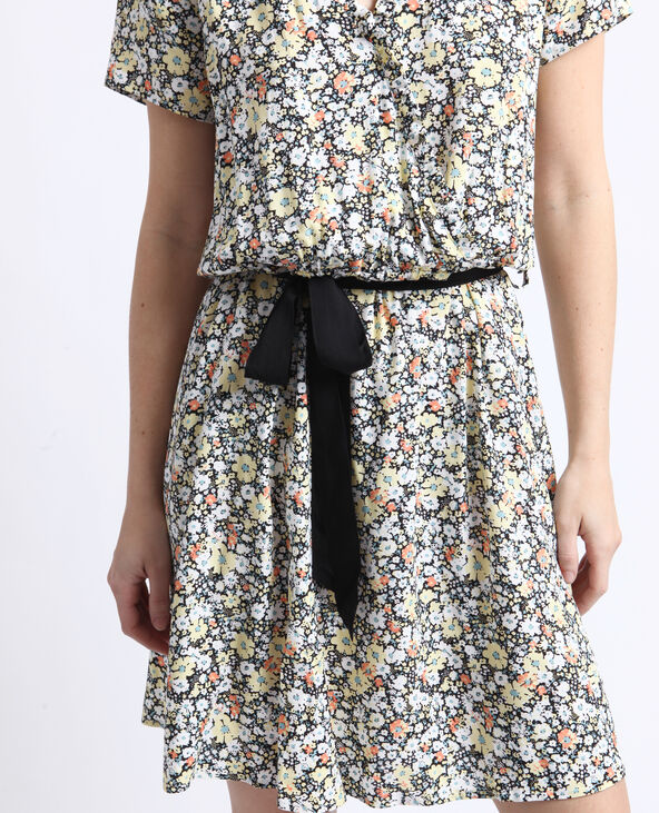 Robe fleurie noir - Pimkie