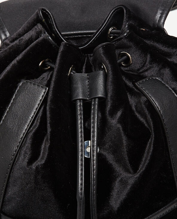 Sac à dos à lacets noir - Pimkie