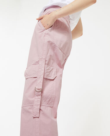 Pantalon cargo en toile légère lilas - Pimkie