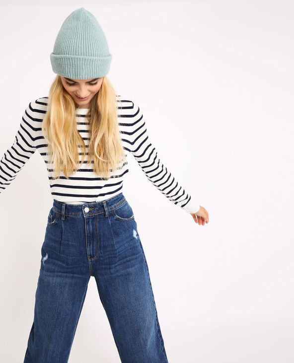Pull rayé blanc - Pimkie