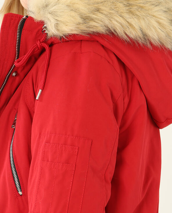 Parka longue a capuche