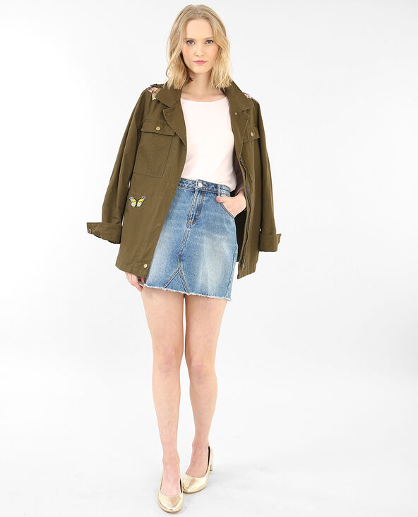 Pull doux boutonné dos rose clair - Pimkie