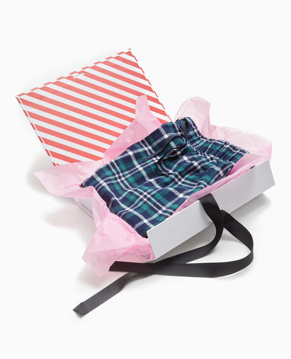Pantalon de pyjama à carreaux bleu - Pimkie